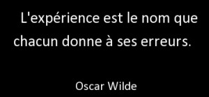 Citation_oscar_Wilde_Experience_erreurs